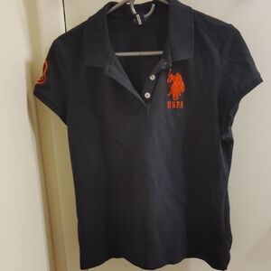 U.S. Polo Assn. Black Polo Shirt